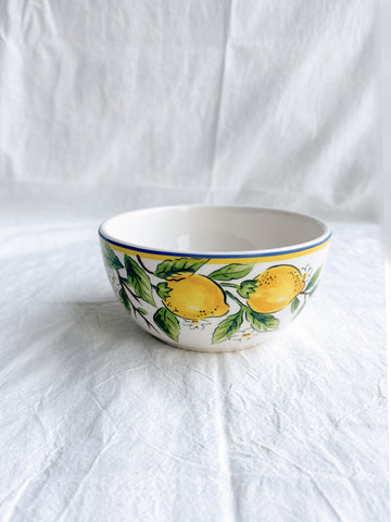 Sicilian Lemons Bowls, Set of 4