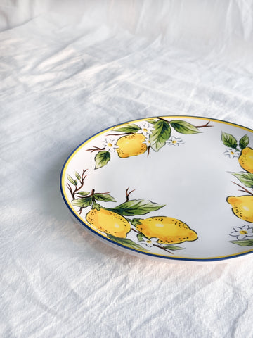 Sicilian Lemons Salad Plates, Set of 4